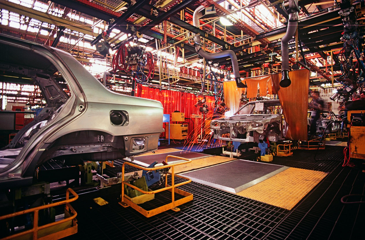 Automobile manufacturing plant